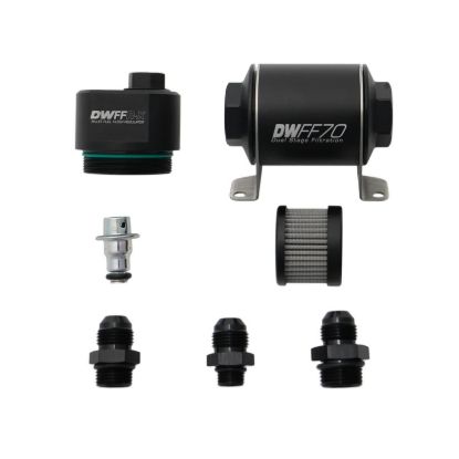70mm Billet Filter Reg 10 Micron 8AN Fittings