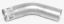 45 Bend Aluminized 3.0od x 3.0od 6in Radius