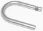 2.25in Aluminized U-Bend Pipe 6in Radius 16 Gauge