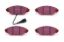 Brake Pads Redstuff Front Volkswagen