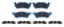 Brake Pads Bluestuff S/T GM D52