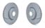 Brake Rotor Kit Turbo Front Volkswagen Golf