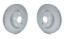 Brake Rotor Set Front Lexus /  Pontiac / Sion