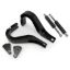 Billet Trunk Hinges Matte Black