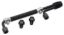 Dual Quad Fuel Line Kit Clear/Black Finish