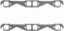 SB Chevy Exhaust Gaskets Square Port Stock Size