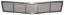 Nose Screen Monte Carlo MD3 Upper 3/16in Mesh BK