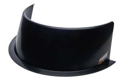 Air Deflector Hood 6in Tall Black