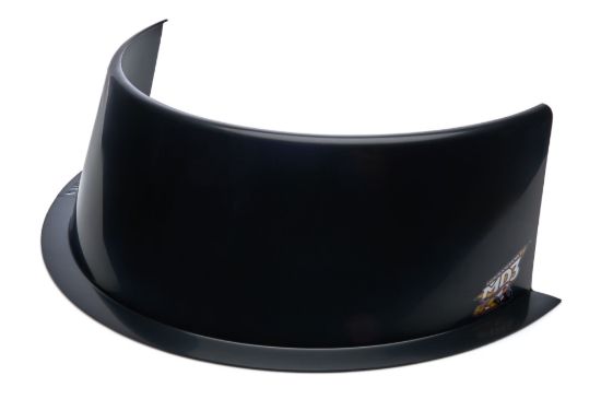 Air Deflector Hood 6in Tall Black