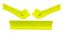 Modified Aero Valance 3pc. Fluorescent Yellow