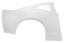 Quarter Panel RH White Stock Car Plastic