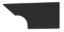 Qtr Panel High Impact Plastic Black Left