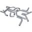 U-Fit Dual Exhaust Pipe Kit - 2.50in