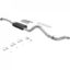 93-95 GM P/U Ext Cab SB Force II Exhaust System