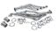 64-74 BBC F/G-Body Headers - Coated