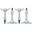 Valve Cove Bolt Kit 4pk Chrome w/Ford Logo