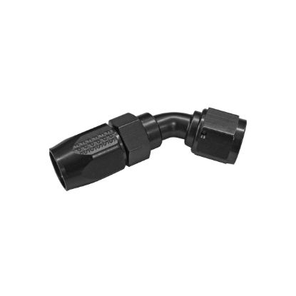 8an 45-Deg Hose End Black