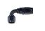 #6 x 90 Power Flow Hose End Black