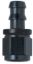 Hose Fitting #8 Straight Push Lock Black