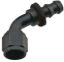Hose Fitting #j8 60 Deg Push Lock Black