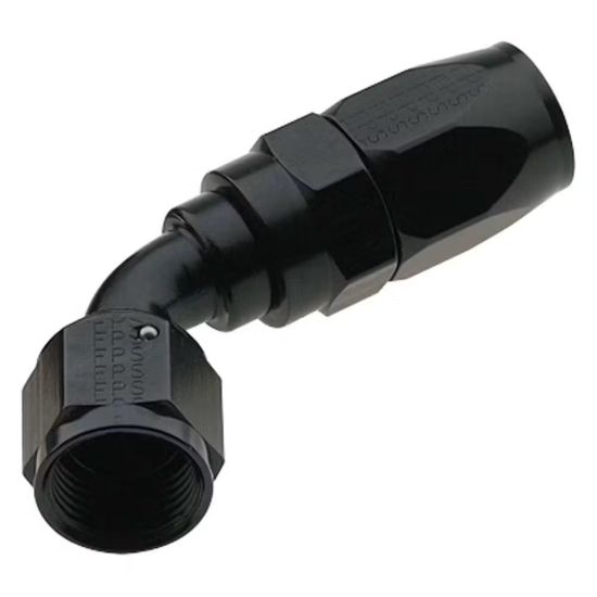 Hose Fitting #12 60 Deg. to #16 Hose Black