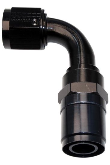 #16 Race-Rite Crimp-On Hose End 90-Degree