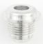 #10 Male Alum Weld Bung w/ 1.0 Dia. Step