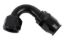 Hose Fitting #12 120 Deg PTFE Black