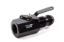 #10 Shut off Valve Black Female Inlet/Male Outlet