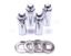 4 Lugnuts Cragar SST 14mm x 1.5