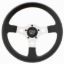 Steering Wheel Formula GT 12in 5-Bolt Sil/Blk