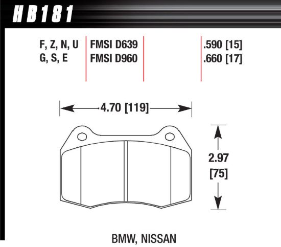 Brake Pads BMW
