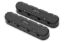2-Piece Cast Alm GM LS Valve Cover Set - Black