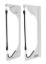 Nose Wing Wall Mount - Adj. Vertical Mounts