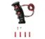 Shifter Handle - Pistol Grip Plate Billet  Black