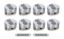 SBC Forged Domed Piston Set 4.040 Bore +6.3cc