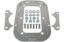 Billet Optima Battery Re location Tray Hold Down