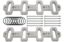 LS Intake Manifold Spacer Cathedral Port