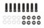 Adjuster Kit 3/8-24 Cup w/Nut 8pk