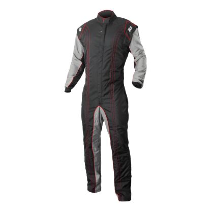 Suit Karting GK2 Adult X-Large Black/Red