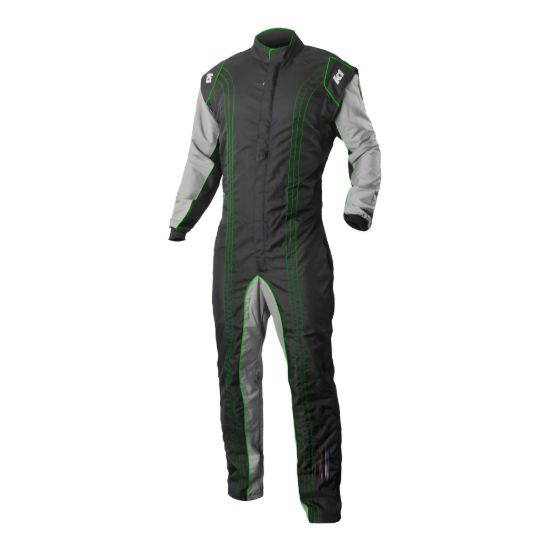 Suit Karting GK2 Youth 3X-Small Black/Green