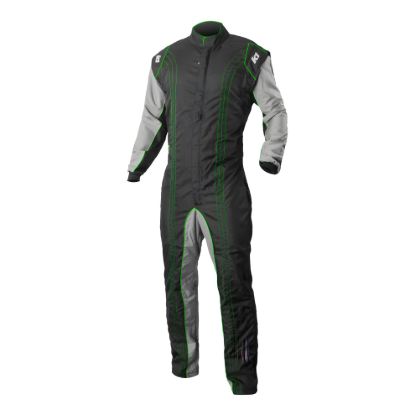 Suit Karting GK2 Youth 5X-Small Black/Green