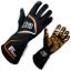 Gloves Flight Small Black-Flo Orange