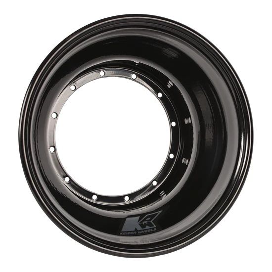 Wheel Half 12-Blt 10in x 3in BS Black