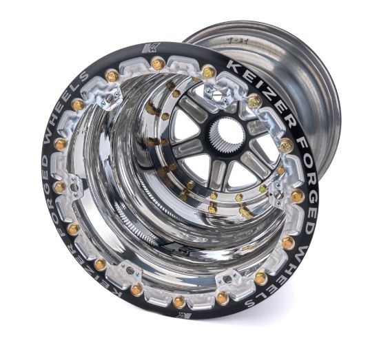 Wheel Splined 15x17 Outer Beadlock 4in BS