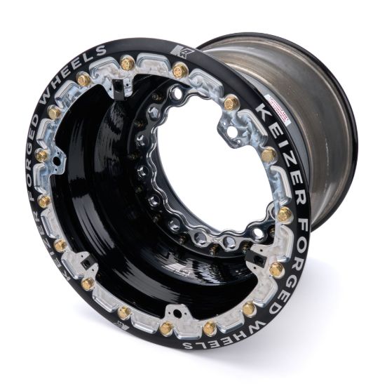 Wheel Wide 5 15x14 6in BS Forged Beadlock Black