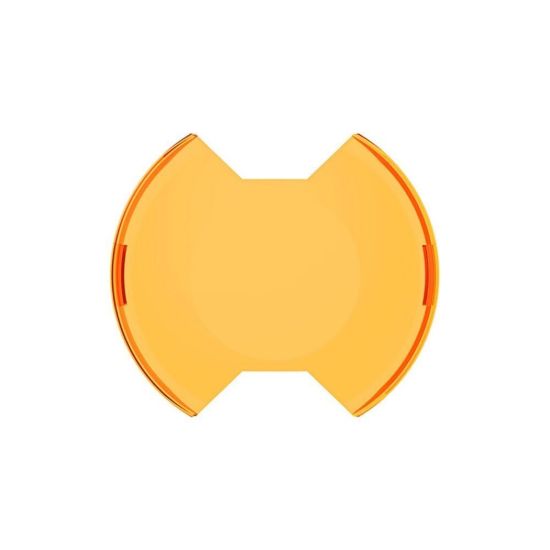 6in SlimLite LED Light Shield Amber Each