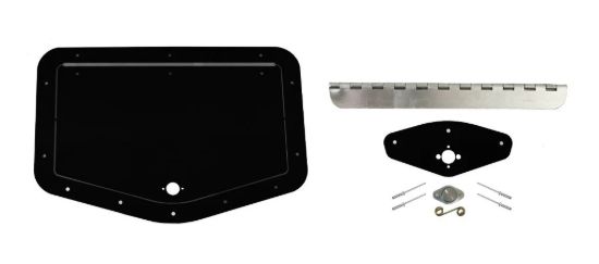 6in x 12in Access Panel - Black