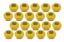 Lugnut 20pk 5/8-11 Steel Teflon Coated Double Ang