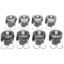 Piston Set w/Rings Ford 6.4L Diesel 8pk